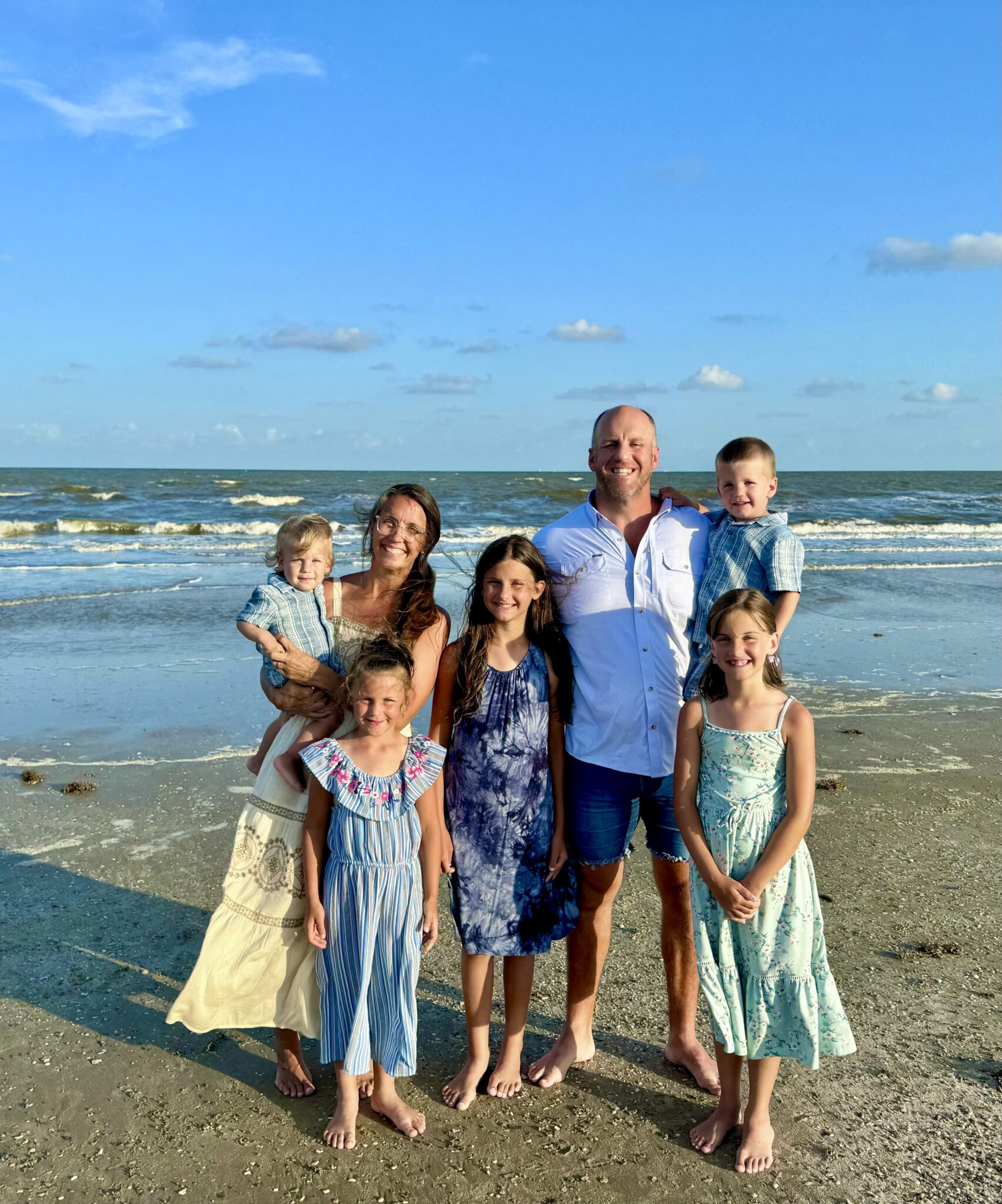 Dr. Kramer Family Photo at the Beach